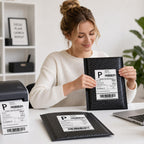 Fuxury Thermal Labels 4x6 200 Labels Fanfold Direct Shipping Label