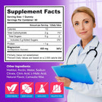 Magnesium Glycinate Gummies 400mg, Muscle Support and Relaxation, Magnesium Supplement for Women, Men and Kids, High Absorption, Sugar Free, Vegan, 60 Days Supply, Raspberry Flavor