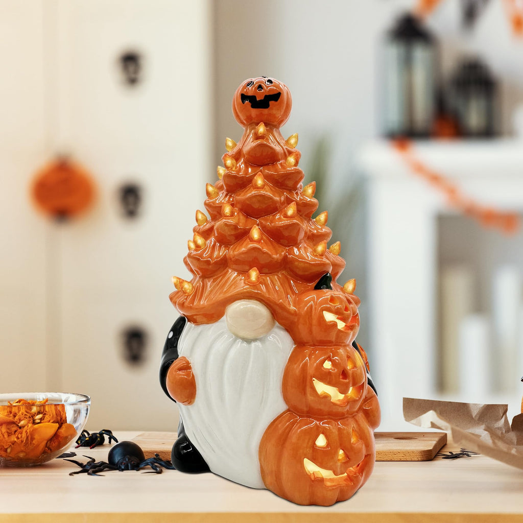 Halloween Decorations, Halloween Gnomes Ceramic Tree Decor