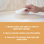 Furniture Clinic Leather Protection Cream | 2-in-1 Leather Conditioner & Waterproofing Protector for Furniture, Shoes, Car Seats & More | Prevent Stains while Nourishing | 17oz/ 500ml