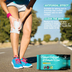 Natouch Antifungal Body Wipes, 30 Counts(6 Packs of 5) Travel Wipes, Non-Toxic Skin Camp Wipes Help Athletes Foot, Jock Itch, Ringworm. Rinse Free Gym Wipes for Wrestling, Martial Arts