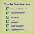 Boiron NauseaCalm Relief for Upset Stomach, Nausea, and Vomiting Due to Stomach Flu, Overindulgence, or Motion Sickness - Non-Drowsy - 120 Count (2 Pack of 60)
