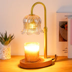 Candle Warmer Lamp Electric Timer - Flower Home Decor Women Birthday Gifts