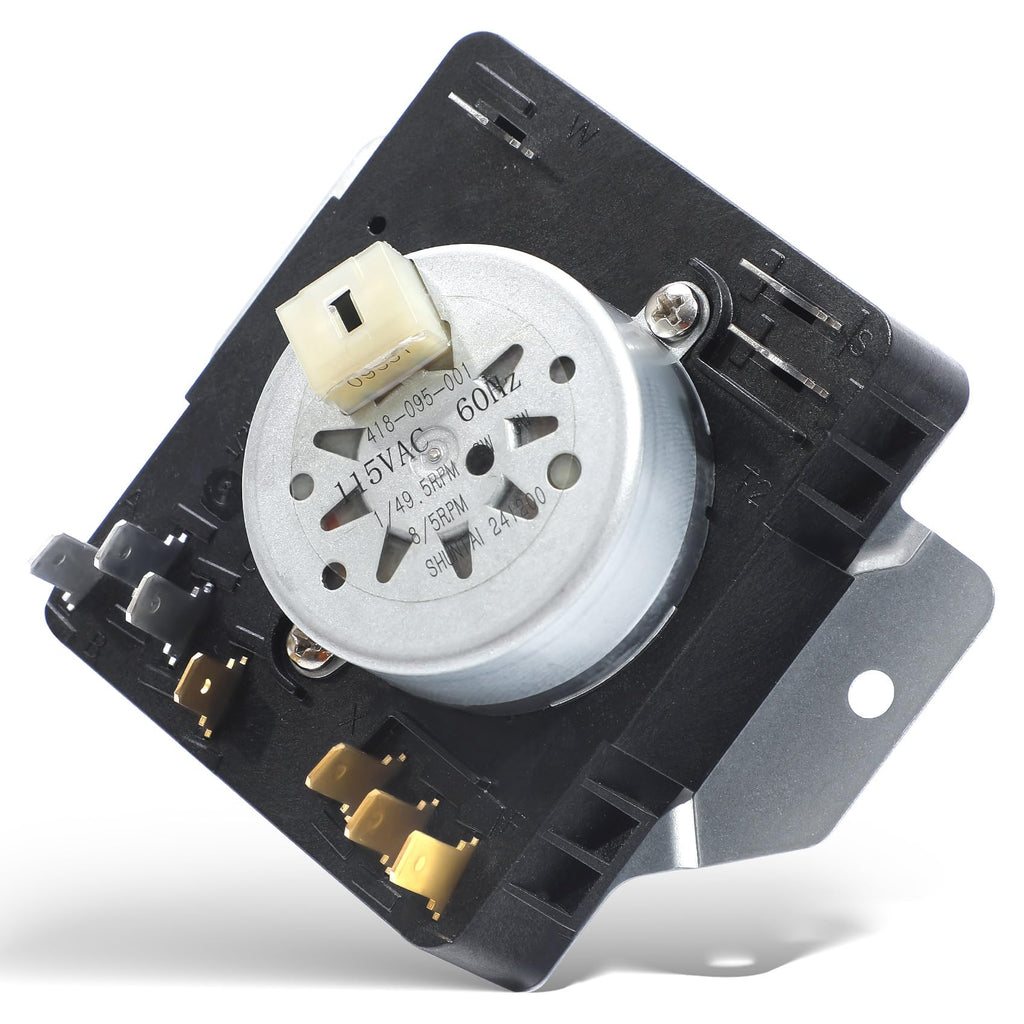 WGD4815EW2 MGDC215EW2 MGDC300BW1 WGD4800XQ4 WGD4800BQ2 W10185981 Dryer Timer Compatible with Kenmore Maytag Crosley Whirlpool Dryer Timer 115VAC 60Hz, WPW10185981 Replacement 418-095-20-B5 W10185981 E
