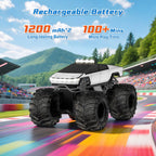 Amphibious Remote Control Car, 1:18 Monster Truck Toys for Boys RC Cars