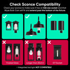 WYZE Bulb Cam - 2K HD Smart Light Bulb Security Camera, E26 Socket