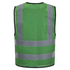 personalise Custom Green xxl High Visibility reflective Safety Vest Logo