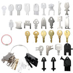 Mellbree 29-Pack Dispenser Key Set for Toilet Paper Towel Soap Janitor