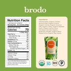 Brodo Broth Variety Pack | 1 Chicken, 1 Hearth, 1 Deeply Rooted, 1 Spicy Nonna, 1 Tom Yum, 1 Tuscan Sun Single Serving Pouches | Not Made From Concentrate, No Preservatives (6x 8.3 oz Pouches)