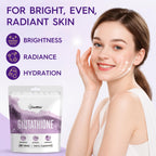 Cenffitio Glutathione Supplement – Skin Brightening Formula with Vitamin C, Niacinamide, Licorice Extract, Collagen & Hyaluronic Acid – for Skin Brightness, Radiance & Hydration – 180 Tablets