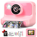 Kids Camera Instant Print, Kids Camera 1080P HD Video Digital Camera