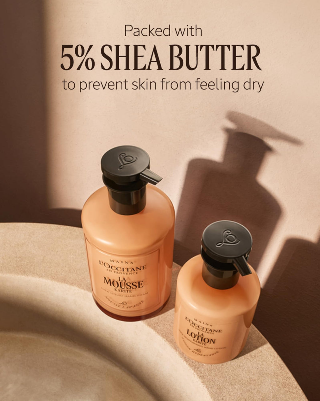 L'Occitane Extra-Gentle 5% Shea Butter Hand & Body Lotion 10.10 fl oz