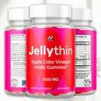 Jelly Thin Weight Management Gummies, Official Jellythin Gummys with All Natural Ingredients, Advanced Jelly Thin Health and Wellness Support Maximum Strength Formula Multivitamin Blend (60 Gummies)