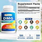 Best Naturals DMG 125 mg 120 Capsules (120 Count (Pack of 2))