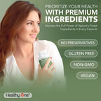 Fruits & Veggies Formula - 27 Premium Whole Foods - Organic Ingredients - Equals 3 Servings of Fruits & Vegetables - Improve Energy, Focus & Immune Function - Fiber - Antioxidants - 60ct (30 Serv)