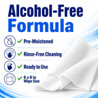 Freshnaps Wet Wipes Bulk - 4 x 800 Count Refill Bags (3200 Commercial Disposable Wipes) Value Pack - For Upward Pull Dispenser Ideal For Public Use