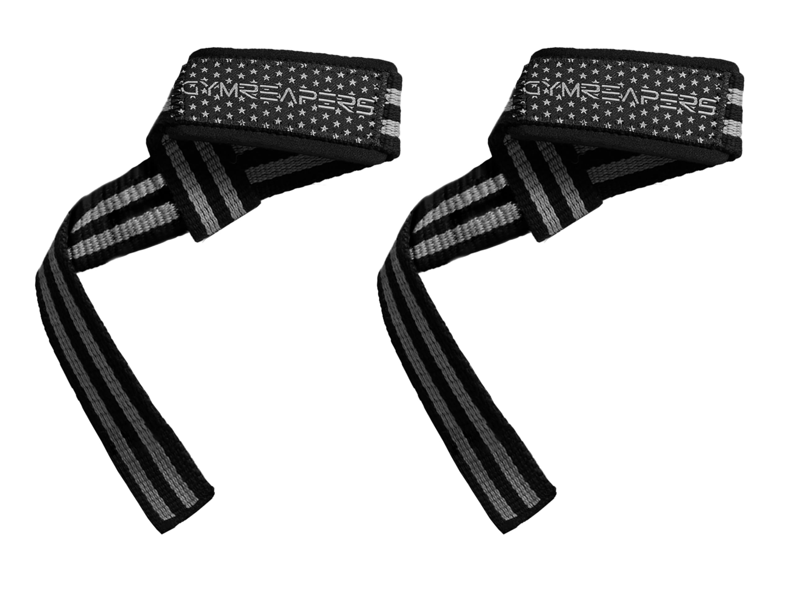 Gymreapers Lifting Wrist Straps for Weightlifting, Bodybuilding, Powerlifting, Strength Training, & Deadlifts - Padded Neoprene with 18" Cotton