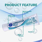 MED PRIDE Sterile Surgical Lubricant Jelly Tube, 4 Fl Oz, Water-Soluble, Bacteriostatic, Latex Free, Medical Lubricating Jelly, Box of 12