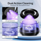 Hiwill Ultrasonic Cleaner For Retainer Cleaning Machine: 43000Hz Sonic Dental Clean Pod For Denture Mouthguard
