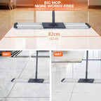 Large Dust Mop Wet Mop with 36 inch Mop Cloth for Commercial Industrial Use
