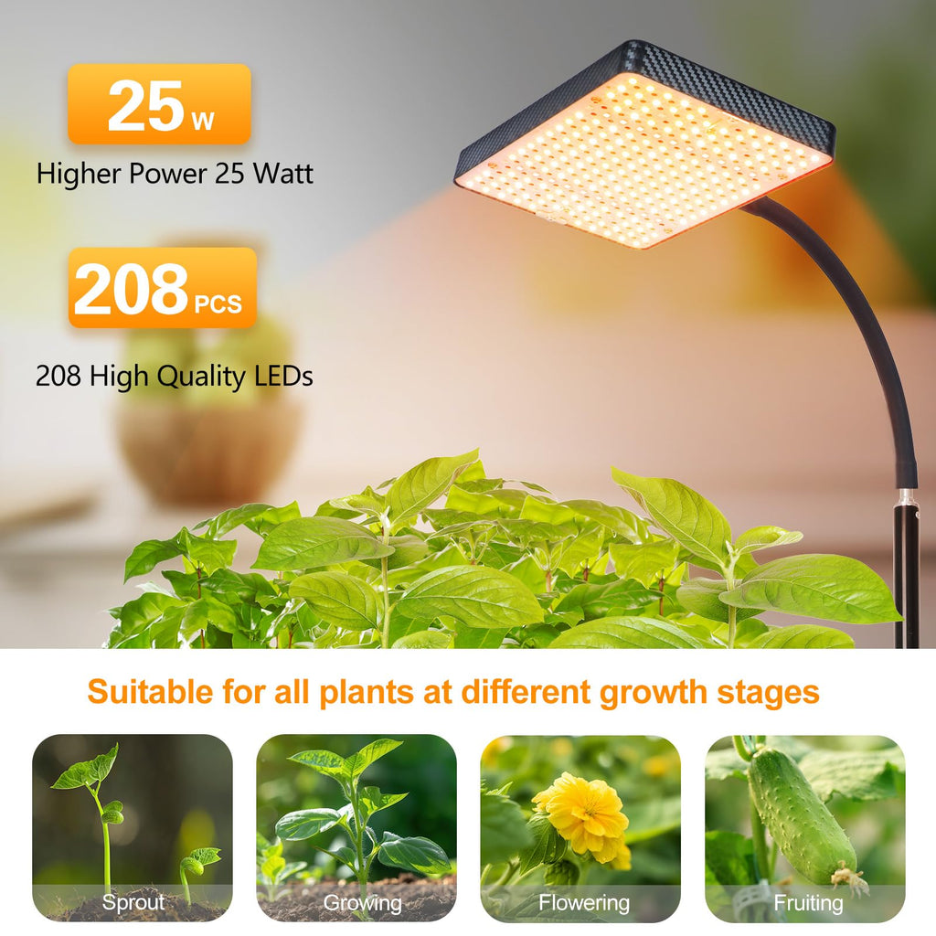 FECiDA Upgraded Stand Grow Lights for Tall House Plants, Indoor Bonsai Tree