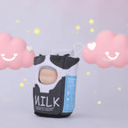 2026 New Adorable One-Piece Milk Clothes for 17cm Dolls, Outfits for Clothes Set, Cute Dolls Keychain Accessories (Doll Not Included)