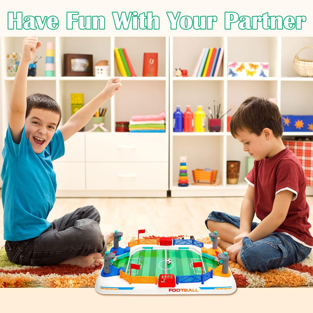 Mini Foosball Table Game for Kids Football Lover Ages 3-12 Board Games