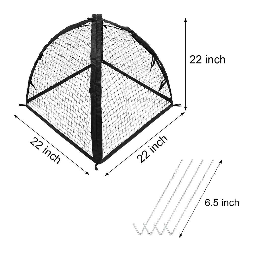 Strawberry Plant Protector,22 x22 x 22 Inch Cloche Dome for Plants