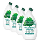 Seventh Generation Toilet Bowl Cleaner Fresh Mint scent 4 Pack Without Chlorine Bleach Ammonia Free 24 oz