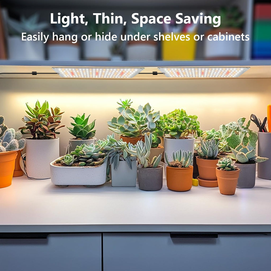 Garpsen Grow Lights for Indoor Plants, 6000K, for Seed Starting, 4Panels
