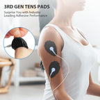 TENS Unit Electrode Pads NURSAL 20 Pack 3.5mm Snap EMS Replacement Pads for Electrotherapy Reuse More Than 30 Times, Compatible with MEDVICE,Belifu TENS Machine