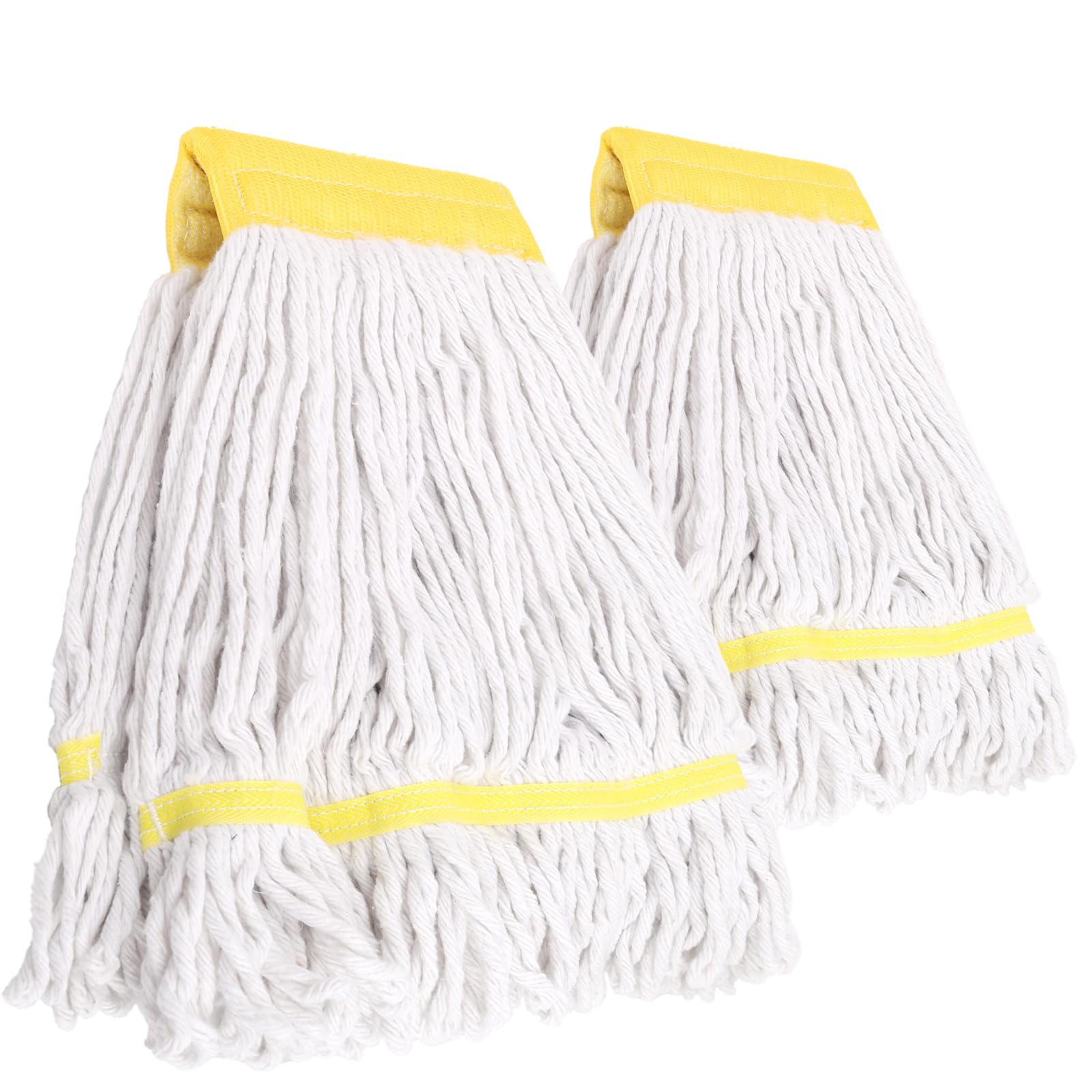 2 Pack Heavy Duty Mop Head Commercial Replacement,Industrial Heads Refill