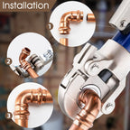 Copper Press Fittings 1/2inch,12PK Copper Coupling 90 Degree Elbow Coupling