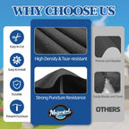 Mosenpol 18 FT Round Pool Liner Pad for Above Ground Pool, Durable Pre-Cut Under Pool Padding, Puncture Protection and Extend Liner Life