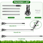 LASTOOLS Wheel Rotary Edger Lawn Tool, Sidewalk 66.7Inch Manual Lawn Edger, Grass Edge Trimmer, Adjustable Stainless Steel Handle with Cushion Grip,Soil,Garden and Yard Tool