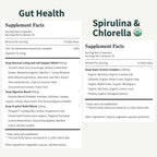 Snap Supplements Gut Health Lipase Supplement & Organic Spirulina Chlorella Bundle–Probiotic + Greens–Supports Digestion, Detox, Energy & Immune Health, 50 + 120 Vegetarian Capsules (1 Month Supply)