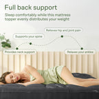 Niagara Sleep Solution King Ultra Soft Mattress Topper — Back Pain Relief