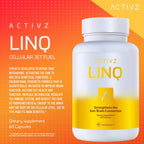 ACTIVZ LINQ - Advanced Epigenetic Formula for Brain Function, Gut Health, Skin Radiance, and Immune Support - 60 Capsules