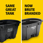 Rubbermaid Commercial Products Stock Tank 100-Gallons Structural Foam Heavy Duty Container for Livestock/Animal/Cattle Feed & Water Outdoor Homemade Pool/Hot Tub/Bathtub & Pet Cleaning/Dog Wash