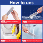 AZEN 10 Pack Pumice Stone for Cleaning, Pumie Scouring Stick with Handle, Pumice Stone Toilet Bowl Cleaner, Hard Water Stain Remover for Toilet, Bathroom, Kitchen Sink, Grill