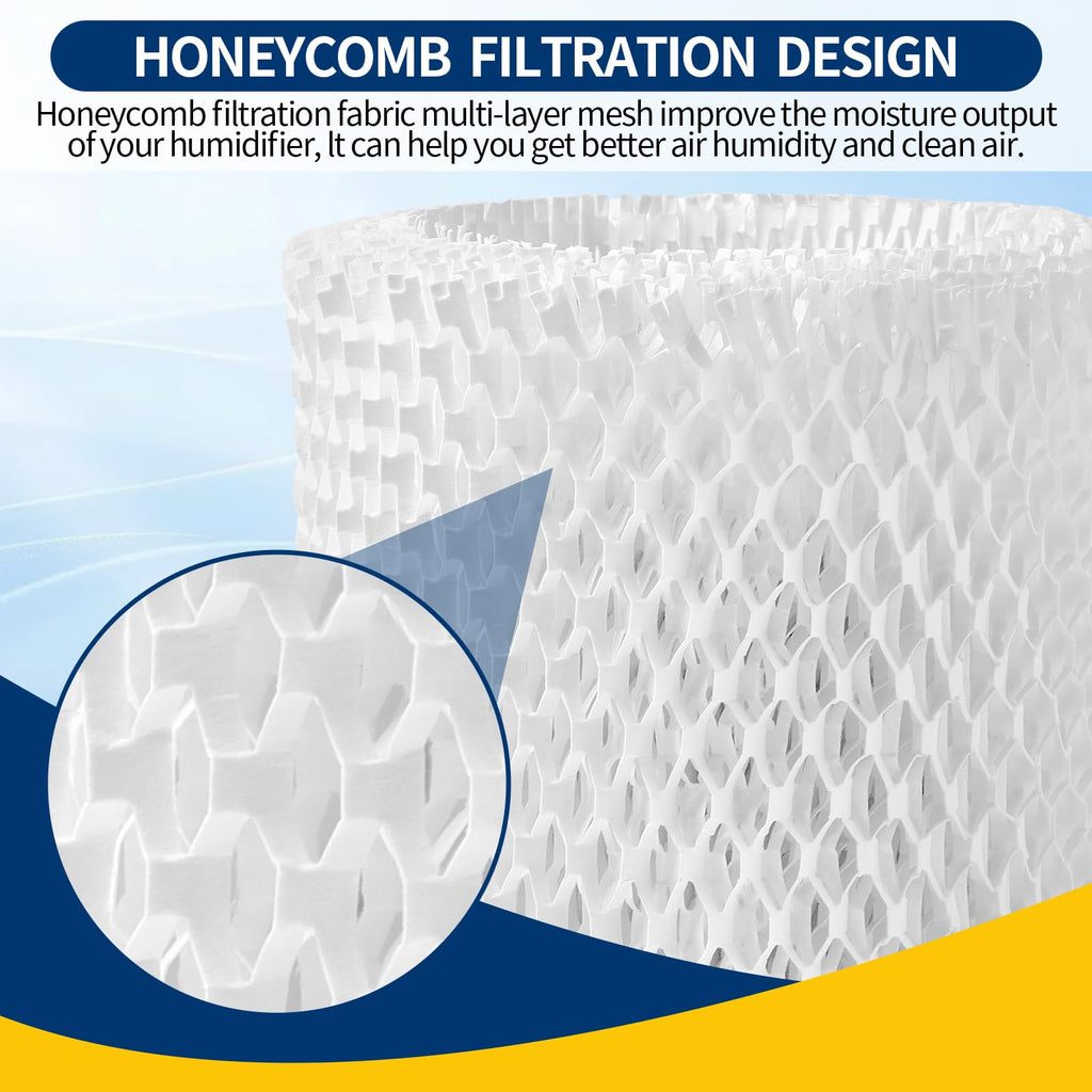 Gazeer Humidifier Replacement Filter Compatible with Canopy Bedside and Nursery Humidifier,Made with Wood Pulp, Paper Filter, 2-Pack