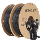 3DHoJor Carbon Fiber PLA Filament 1.75mm 1KG*2 Bundle, PLA-CF Filament 3D Printer Filament Dimensional Accuracy +/- 0.03mm, Fits for Most FDM 3D Printers-Black*2