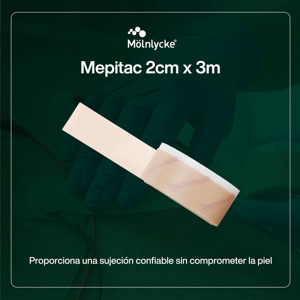 Mepitac 298300 Soft Silicone Tape, 2 cm x 3 /0.8 in x 3.3 yd