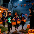 arscniek LED Light Up Mask Gesture Control Halloween Costume for Teens Kids