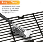 GRISUN Grill Grates for Pit Boss Austin XL, Rancher XL Wood Pellet Grills, Heavy Duty Cast Iron Grill Grids for Pit Boss 1000 Series Grills, 3 PCS