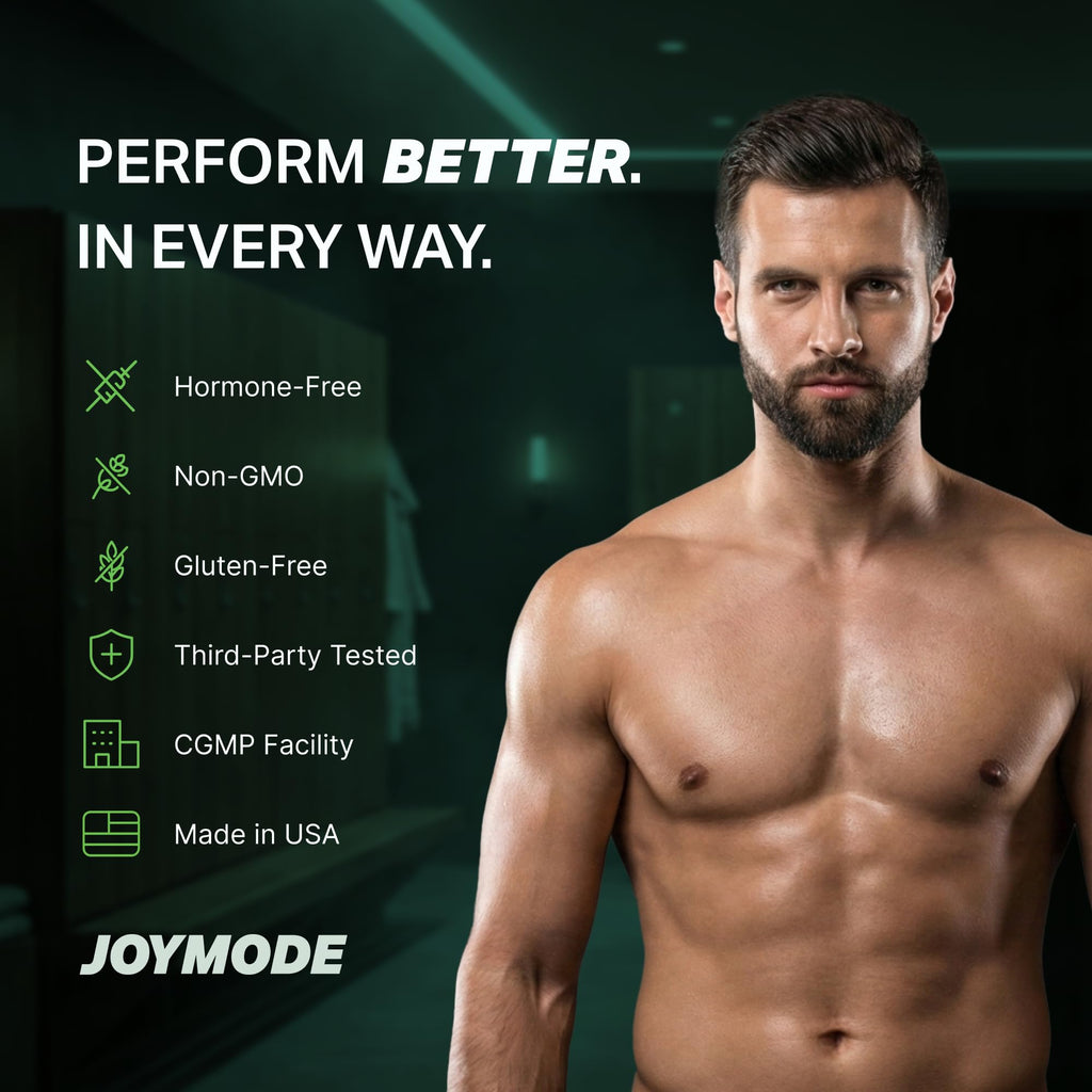 JOYMODE Testosterone Support Complex (180ct) - Natural Supplement for Men w/Ashwagandha, DIM, Magnesium, Zinc & Boron - Pack of 2