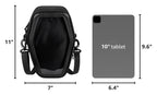 STEAMEDBUN Ita Coffin Purse with Insert Gothic Crossbody Bag for Halloween