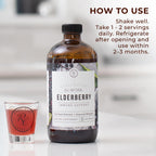 Rowe Casa Organics Elderberry Immune Support with Antioxidants, Zinc, and Vitamin C for Kids and Adults, Organic Elderberry Syrup for Immune Support, 16 Fl Oz