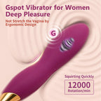 SVAKOM Clitoral Vibrator Squirting Dildo Sex Toys with 2 Silicone Heads