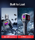 Flagfront Thermal Camera, 240 x 240 TISR Resolution, -4°F to 1022°F Temp Range, 25Hz Infrared Camera with Temperature Alarm, 50°FOV Handheld Thermal Imaging Camera
